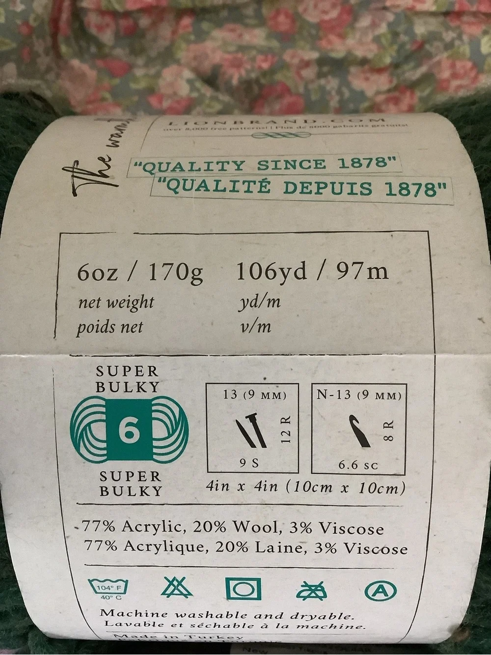 Yarn Lot - Bernat Blanket Sparkle/Wool Ease/ Chenille Skien